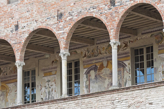 羅卡圣維塔萊。Fontanellato。Emilia Romagna。意大利.