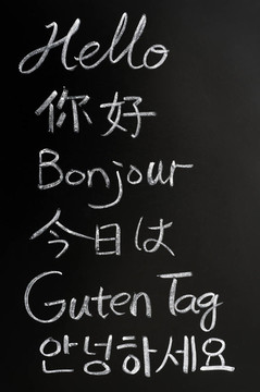 你好不同語言