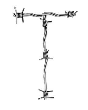 帶刺鐵絲網(wǎng)字母