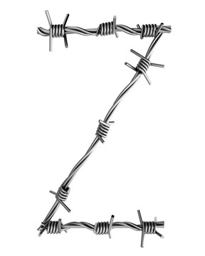 帶刺鐵絲網(wǎng)字母