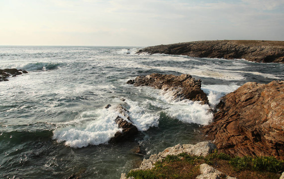基伯龍野生海岸；布列塔尼地區(qū)；法國