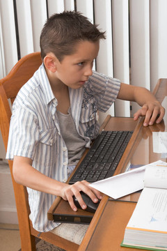 小學(xué)年齡（8歲）小孩玩電腦游戲