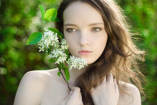 少女花性感寫真戶外