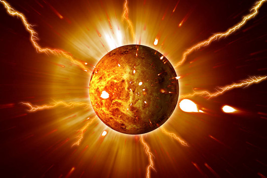 紅色行星太陽(yáng)風(fēng)暴
