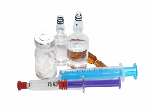 醫(yī)藥瓶和注射器分離