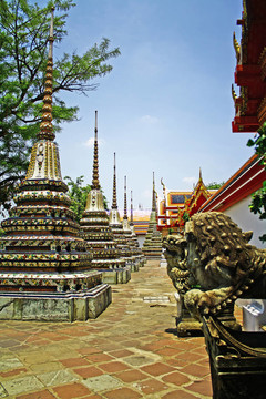 佛寺；曼谷；泰國(guó)。