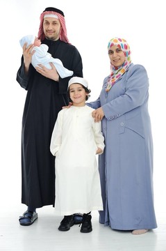 Muslim幸福的家庭