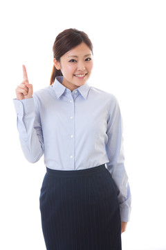 年輕的女商人