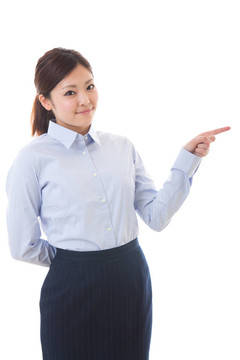 年輕的女商人