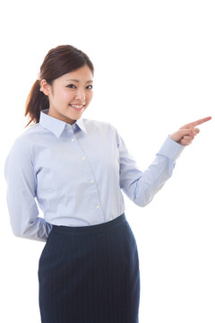 年輕的女商人