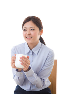 年輕的商人打破