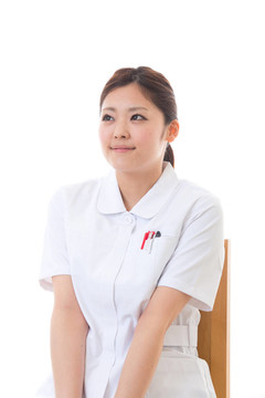 年輕的護(hù)士休息