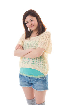 年輕的女人