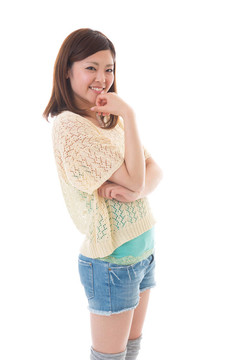 年輕的女人