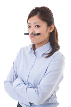 年輕的女商人