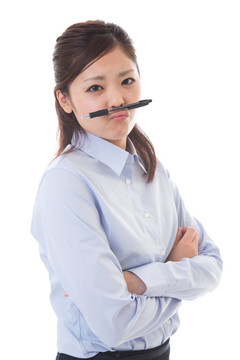 年輕的女商人
