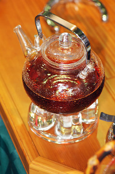 豪華水晶茶壺