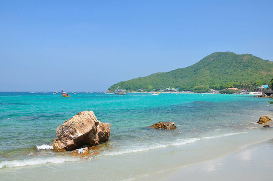 沙灘和大海