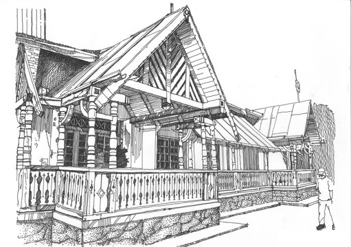 江畔餐廳通廊