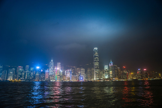 香港島夜景