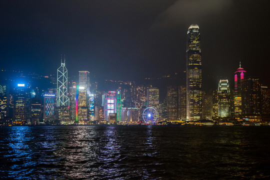 香港島夜景