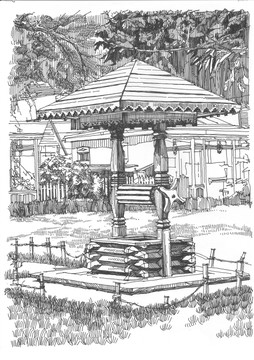 太陽島俄式民居水井