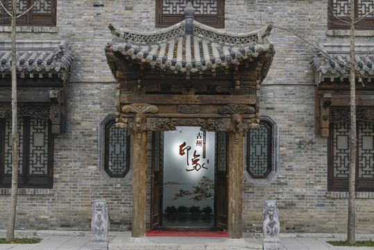 仿古建筑大門
