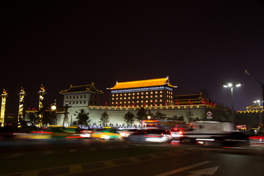 西安永寧門(mén)夜景