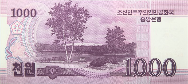 朝鮮元1000元