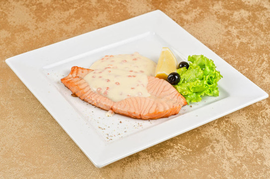 烤鮭魚(yú)排