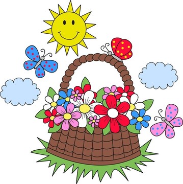 夏日陽光花蝴蝶