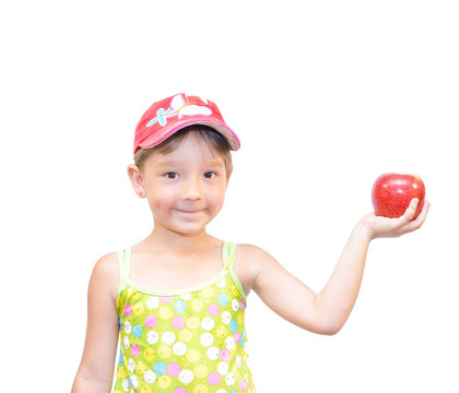 孩子與蘋果