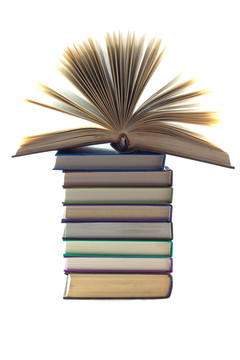 堆書
