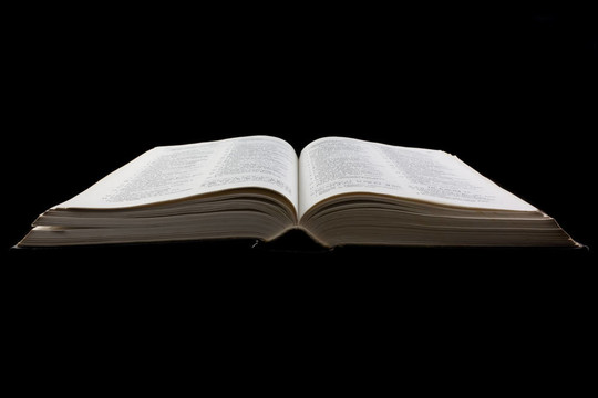 打開的書