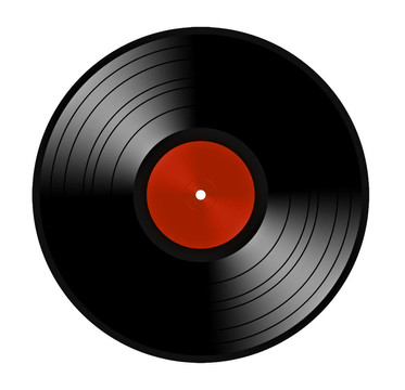 黑色乙烯唱片唱片光盤