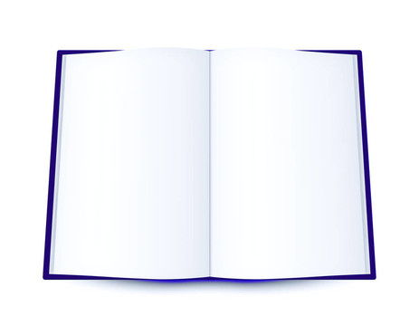 打開的書
