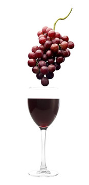 紅酒與葡萄
