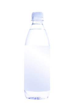 帶空白標(biāo)簽的水瓶