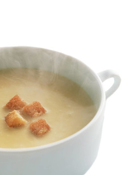 與旱育屑小扁豆奶油湯