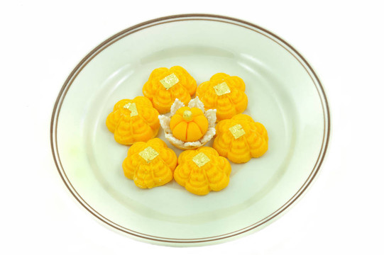 泰國(guó)甜食Kanom Jamongku。
