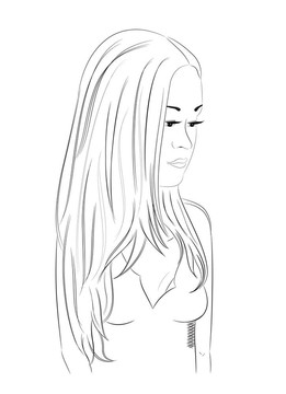 美麗少女的畫(huà)像