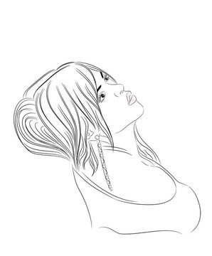 美麗少女的畫(huà)像