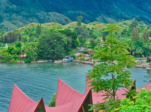 多巴湖沙摩西島；Sumatra
