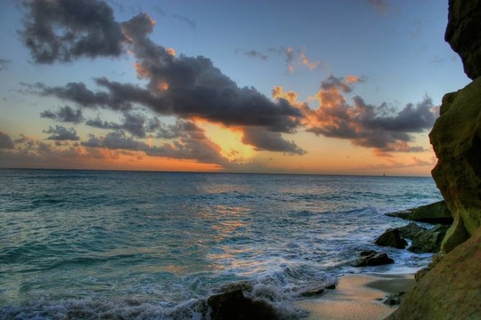 夕陽飛濺6 HDR