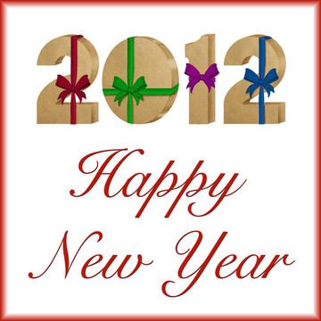 新年快樂2012卡