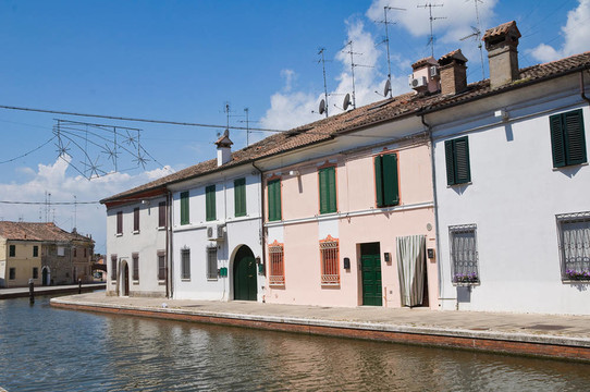 查看科馬基奧。Emilia Romagna。意大利.