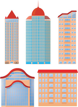 公寓建筑插圖集