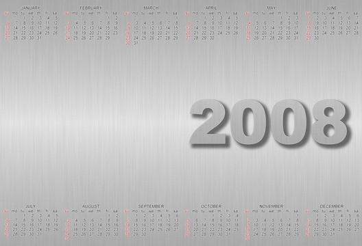 日歷2008