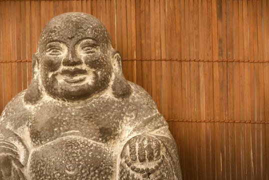 如來佛祖的竹背景與人物