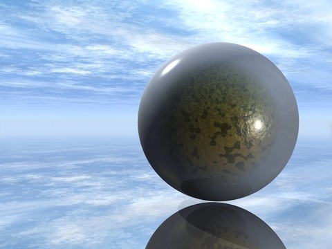 3D玻璃球